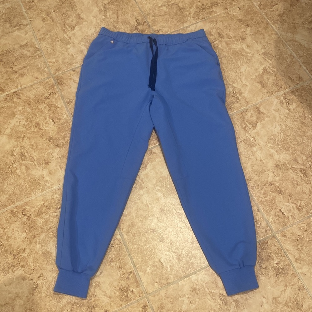 Figs Technical Collection Basic Blue Scrub Pants - image 1